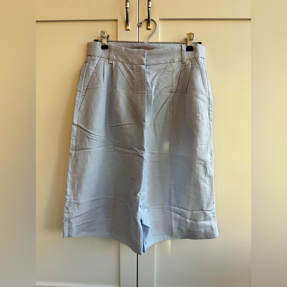 NWT - H&M Linen Blend long shorts